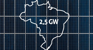 Capacidade fotovoltaica do Brasil supera 2,5 GW